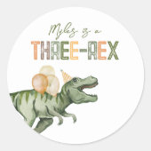 Drie-Rex Partij Stickers (Voorkant)
