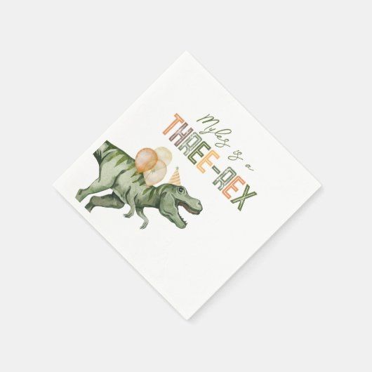 Drie-Rex Party Papieren servetten (Hoek)