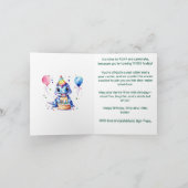 Drie rex schattige dinosaurussen wenskaart kaart (Binnen)