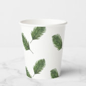 Drie Rex Verjaardag Waterverf Dino Papieren Bekers (Achterkant)