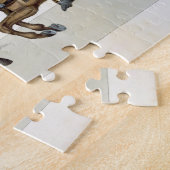 Drie ridders op een toernooi, bord uit 'A Histo' Legpuzzel (Zijkant)