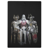 Drie riemen klembord (Achterkant)