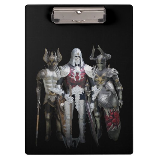 Drie riemen klembord (Voorkant)