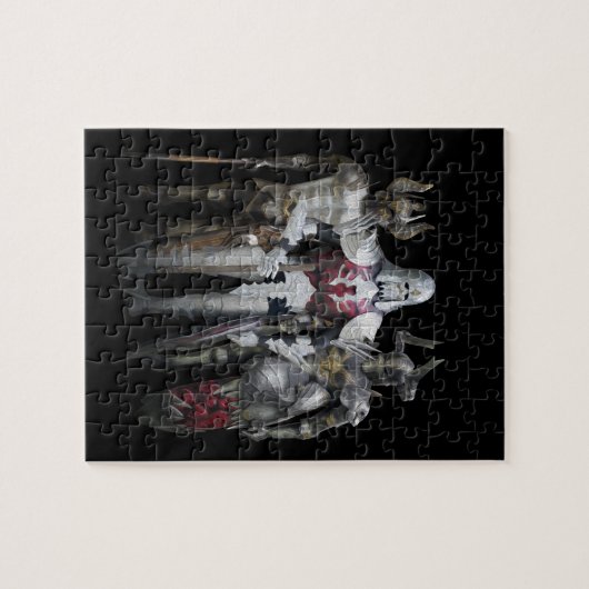 Drie riemen legpuzzel (Horizontaal)