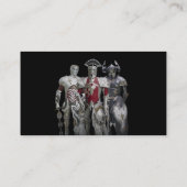 Drie riemen visitekaartje (Achterkant)