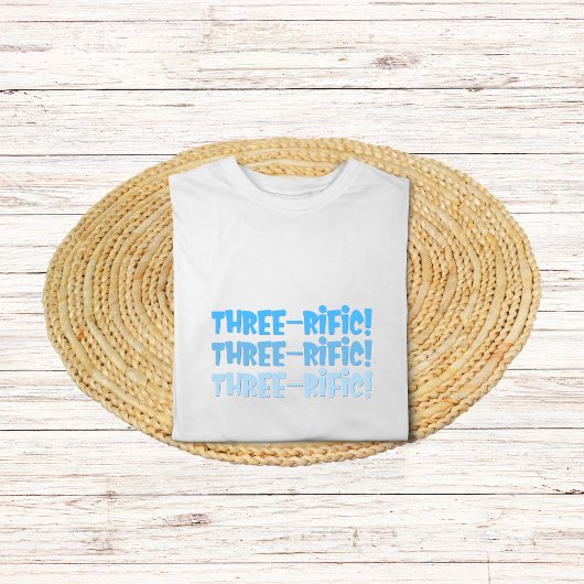 Drie-rific Verjaardag Shirt voor Kind