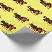 Drie rijpaarden Verpakkingspapier Cadeaupapier (Hoek)