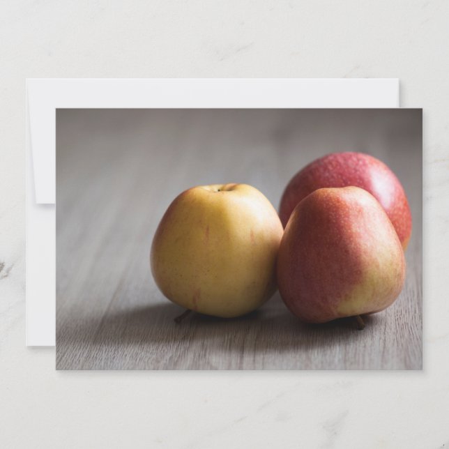 Drie rijpe appels (Voorkant)