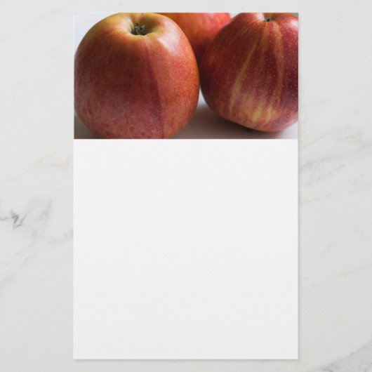 Drie rijpe appels flyer (Voorkant)