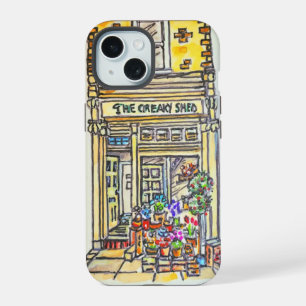 Drie rijtjeshuizen iPhone 15 case
