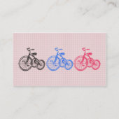 Drie rijwielcontactkaart contactkaartje (Achterkant)