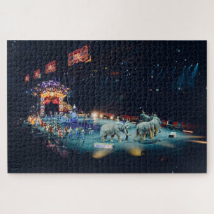 Drie Ring Circus Elephants Arena Legpuzzel