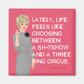 Drie ringcirkels magneet (Voorkant)