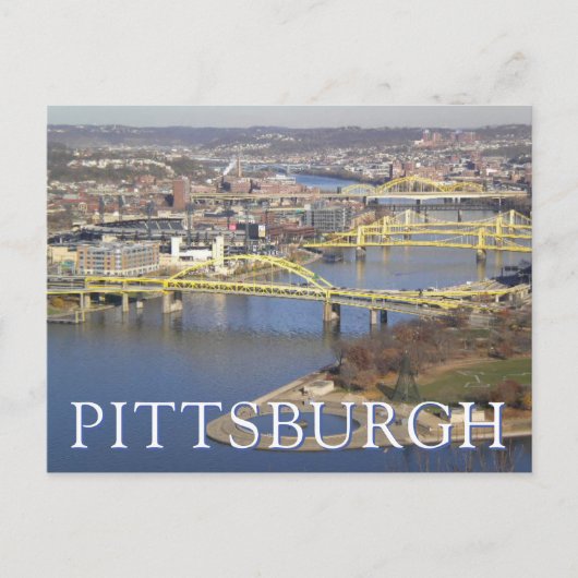 Drie rivieren | Pittsburgh, PA Briefkaart (Voorkant)