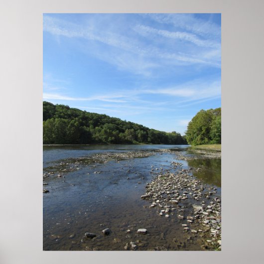 Drie rivieren poster (Voorkant)