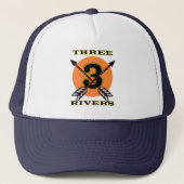 Drie rivieren trucker pet (Voorkant)