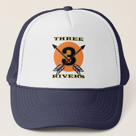 Drie rivieren trucker pet (Voorkant)