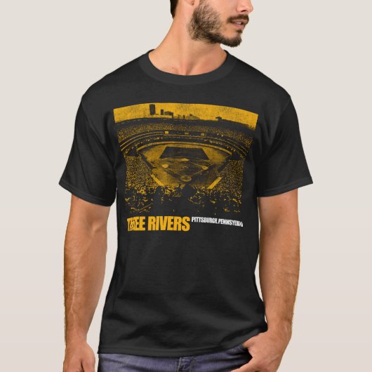 Drie rivierstadion t-shirt (Voorkant)