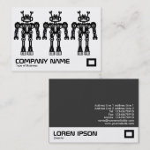 Drie robots visitekaartje (Voorkant / Achterkant)