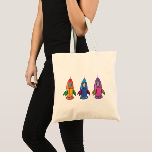 Drie Rockets-Canvas tas (Voorkant (product))
