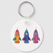 Drie Rockets-Sleutelhanger Sleutelhanger (Achterkant)