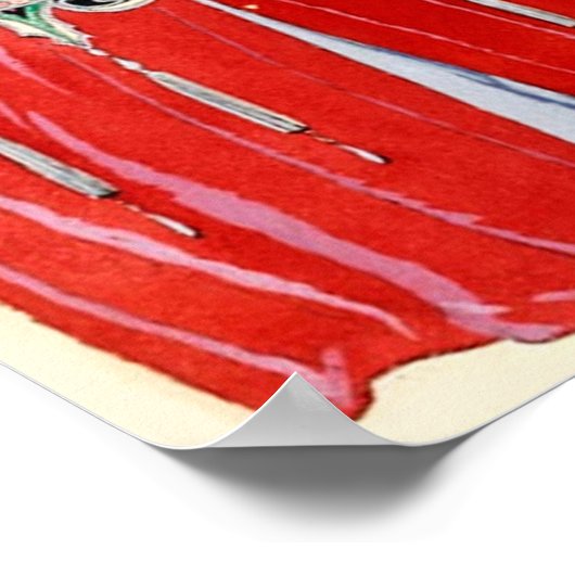 DRIE ROCOLADIES, BEAUTY, MODE KOSTUMONTWERP POSTER (Hoek)