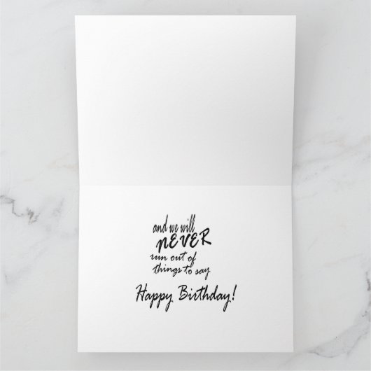 Drie roddels Cartoon Birthday Kaart  (Binnen)