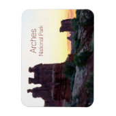 Drie roddels, Sheep Rock in Morning Light, Arches Magneet (Verticaal)