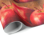 Drie rode appels cadeaupapier (Rol Hoek)