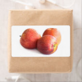 Drie rode appels etiket (Insitu)