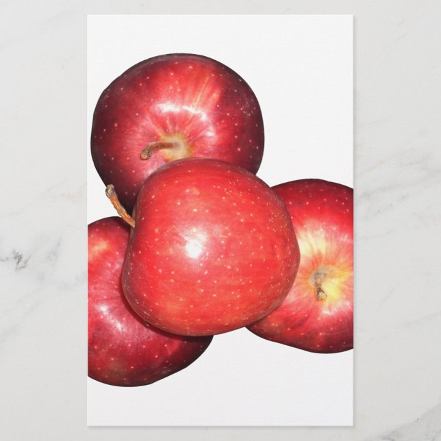 Drie rode appels: Levendige Trio Delight (Voorkant)