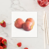 Drie rode appels servet (Insitu)