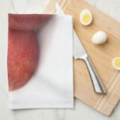 Drie rode appels theedoek (Quarter Fold)