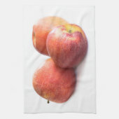 Drie rode appels theedoek (Verticaal)