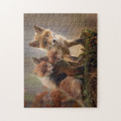 Drie rode Baby Legpuzzel (Verticaal)