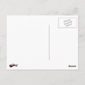 Drie rode sterren briefkaart (Achterkant)