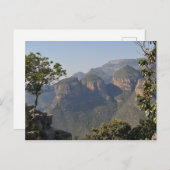 Drie Rondawels bergen Zuid-Afrika Briefkaart (Voorkant / Achterkant)