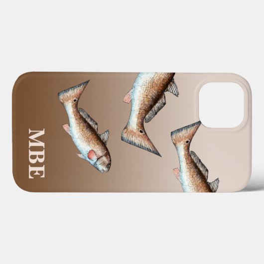 Drie roodbaars zwemmen Case-Mate iPhone case (Achterkant (horizontaal))