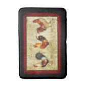 Drie Roosters Badmat (Voorkant Verticaal)