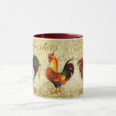 Drie Roosters Mok (Midden)