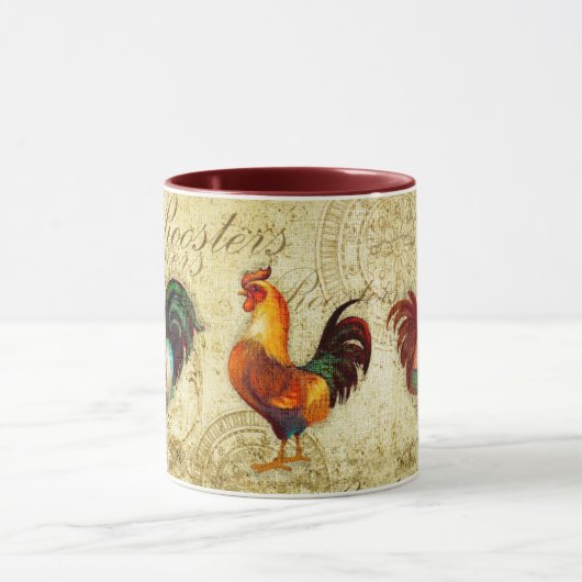 Drie Roosters Mok (Midden)