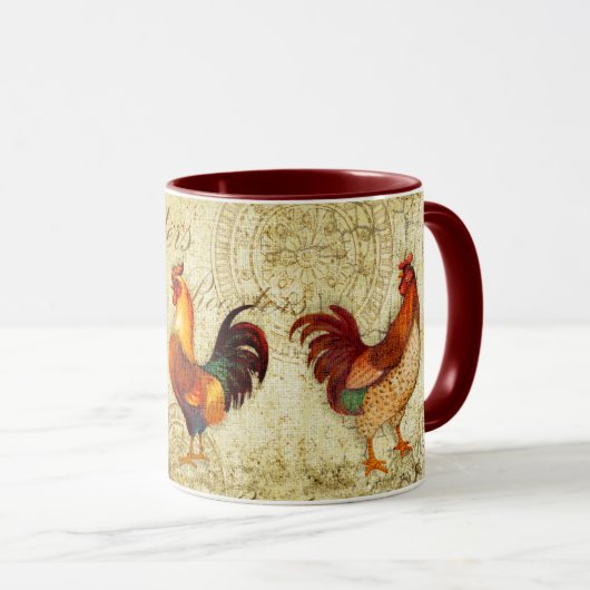 Drie Roosters Mok (Voorkant rechts)
