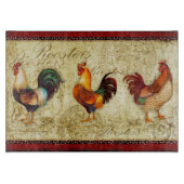 Drie Roosters Snijplank (Voorkant)