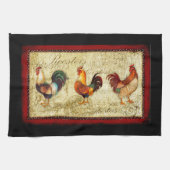 Drie Roosters Theedoek (Horizontaal)