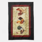 Drie Roosters Theedoek (Verticaal)