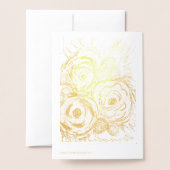 Drie Rosas Folie Kaarten (Met envelop)