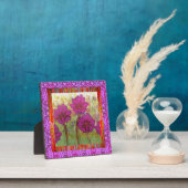 Drie roze bloemen 2 fotoplaat (Insitu)