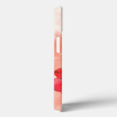 Drie roze en rode Waterverf Rozen Case-Mate iPhone Case (Achterkant / Rechts)