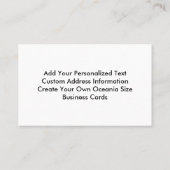 Drie roze Hibiscus Tropical Flowers Visitekaartje (Achterkant)