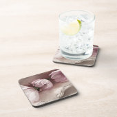Drie roze kosmos drankjes onderzetter (Rechterzijde)